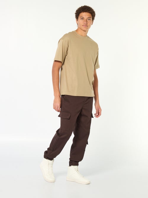 Pantalón estilo 'jogger' multibolsillos - Kiabi