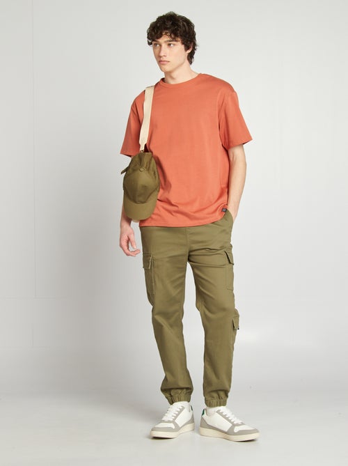 Pantalón estilo 'jogger' multibolsillos - Kiabi