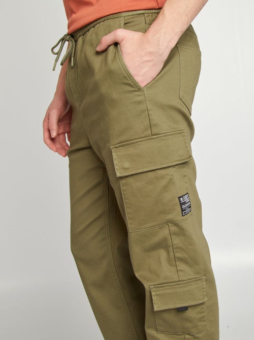 Pantalón estilo 'jogger' multibolsillos - Kiabi