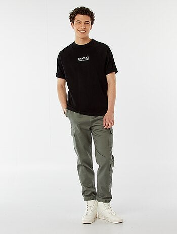 Pantalón estilo 'jogger' multibolsillos
