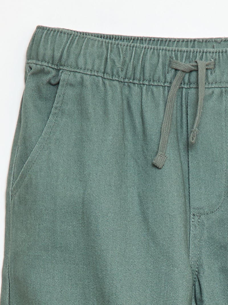 Pantalón estilo jogger Verde - Kiabi