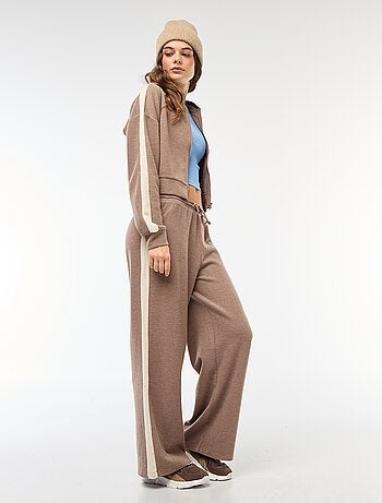 Pantalón estilo jogging de punto