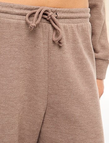 Pantalón estilo jogging de punto