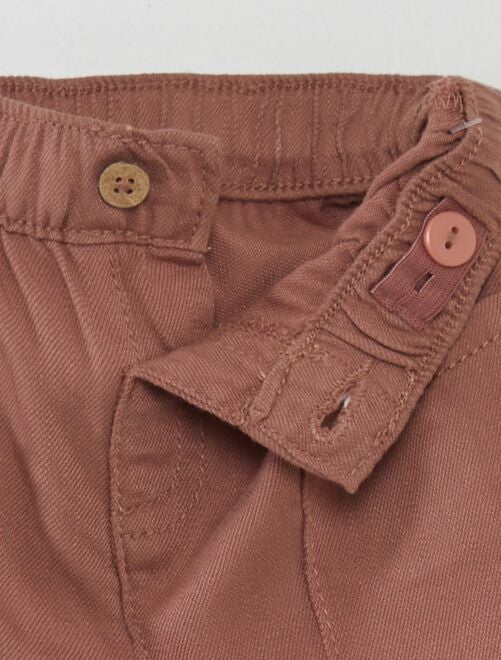 Pantalón fino con múltiples bolsillos - Kiabi