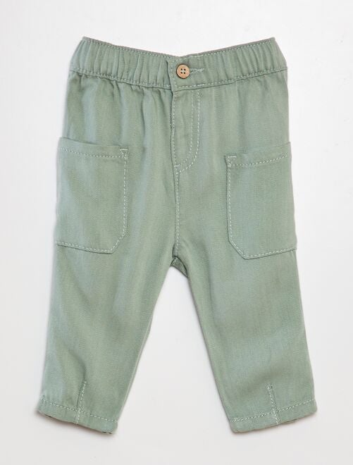 Pantalón fino con múltiples bolsillos - Kiabi