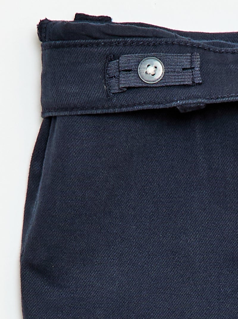 Pantalón flare - Corte + ajustado Azul - Kiabi