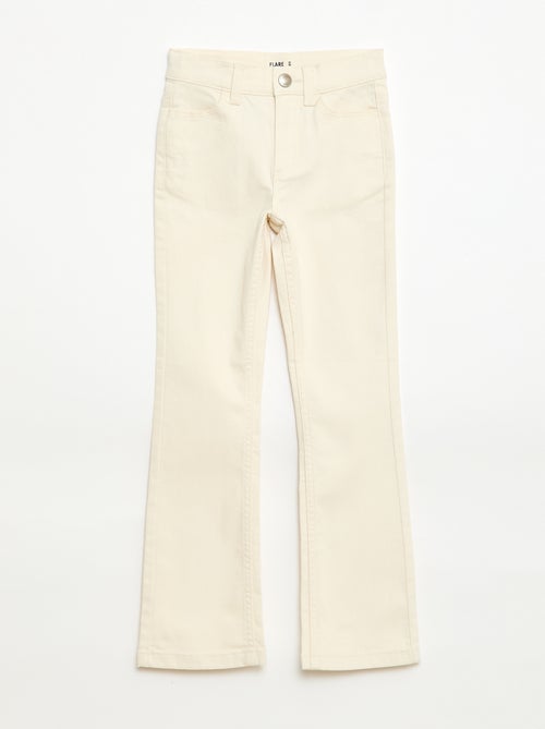 Pantalón flare - Corte + ajustado - Kiabi