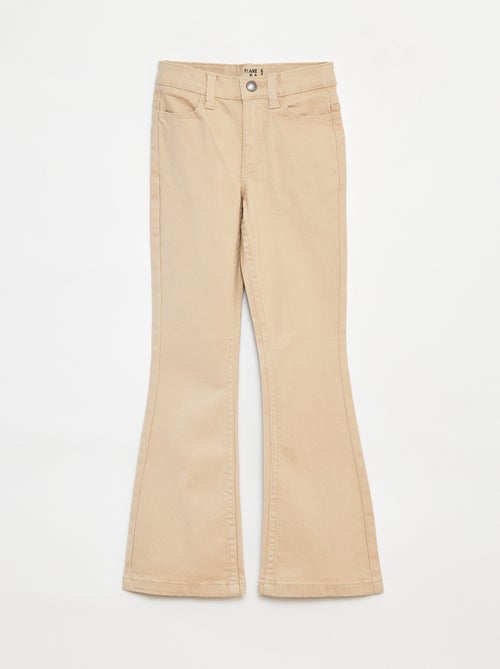 Pantalón flare - Corte más ajustado - Kiabi