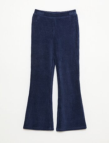 Pantalón flare de pana