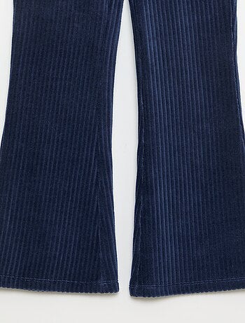 Pantalón flare de pana