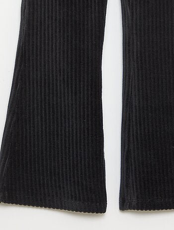 Pantalón flare de pana