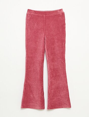 Pantalón flare de pana