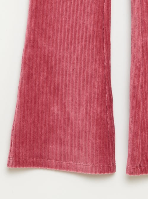 Pantalón flare de pana - Kiabi