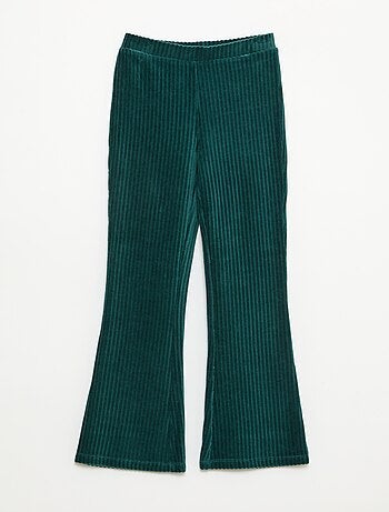 Pantalón flare de pana