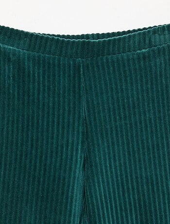 Pantalón flare de pana
