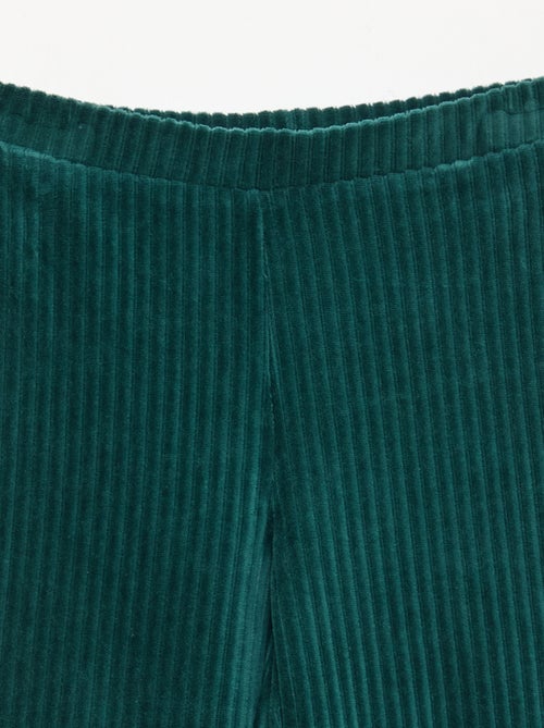 Pantalón flare de pana - Kiabi