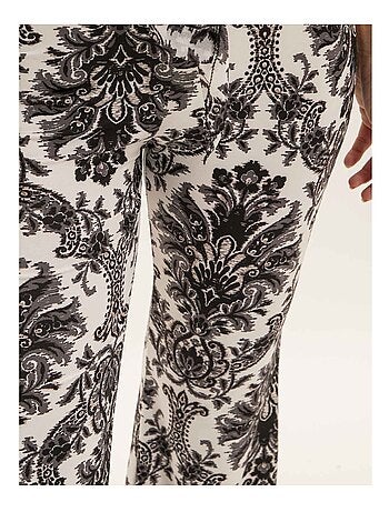 Pantalón flare estampado EDARZINE