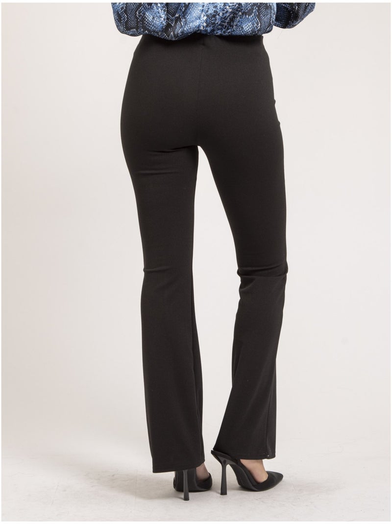 Pantalón flare ETIENNA Negro - Kiabi