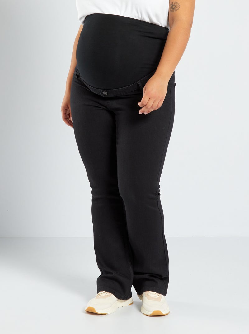 Pantalón flare premamá NEGRO - Kiabi