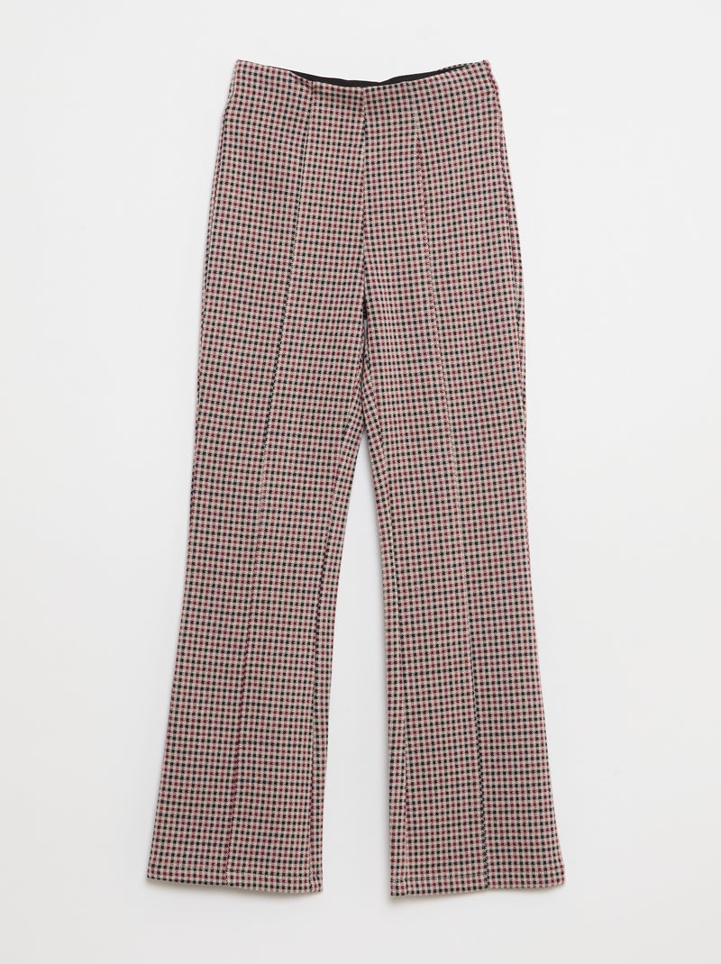Pantalón flare Rojo - Kiabi