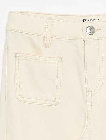 Pantalón flare vaquero