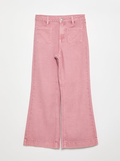 Pantalón flare vaquero - Kiabi Pantalón flare vaquero - Kiabi