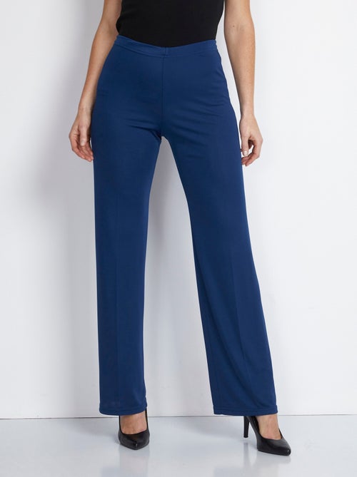 Pantalón fluido acampanado con cintura elástica - Afibel - Kiabi Pantalón fluido acampanado con cintura elástica - Afibel - Kiabi