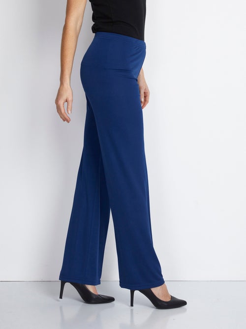 Pantalón fluido acampanado con cintura elástica - Afibel - Kiabi Pantalón fluido acampanado con cintura elástica - Afibel - Kiabi