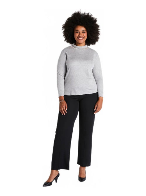 Pantalón fluido acampanado con cintura elástica - Afibel - Kiabi Pantalón fluido acampanado con cintura elástica - Afibel - Kiabi