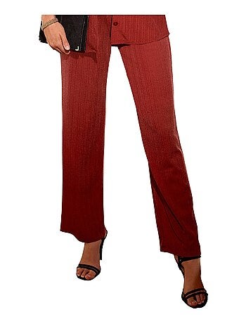 Pantalón fluido con cintura semielástica - Afibel