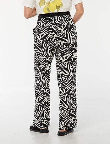 Pantalón fluido de cebra 'Only Maternity'