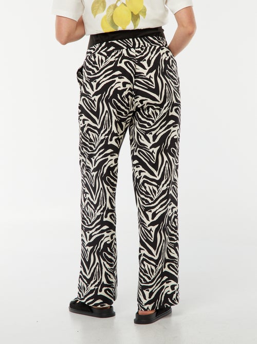 Pantalón fluido de cebra 'Only Maternity' - Kiabi