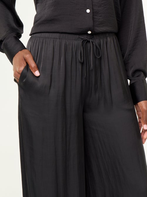 Pantalón fluido de corte globo - Kiabi