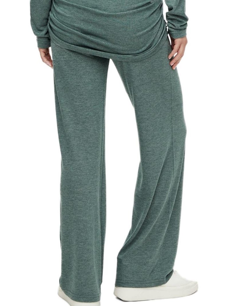 Pantalón Fluido de Embarazo para Mujer Mamalicious Verde - Kiabi