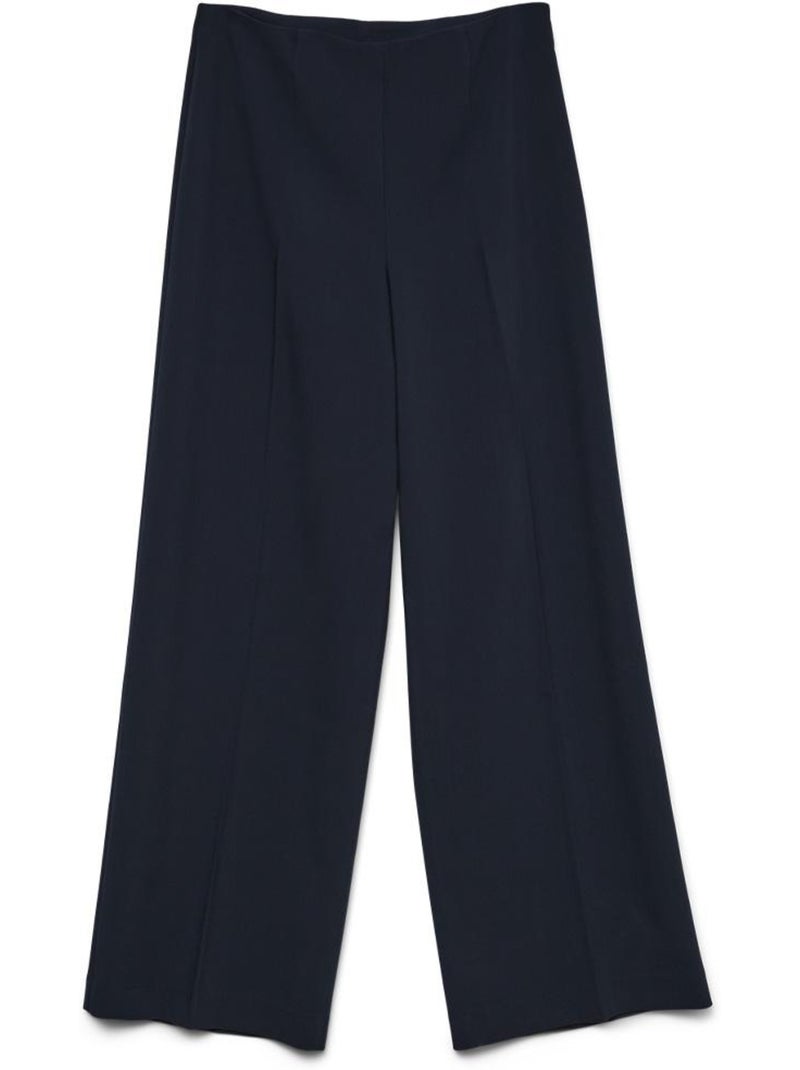 Pantalón fluido de mujer vero moda Azul marino - Kiabi