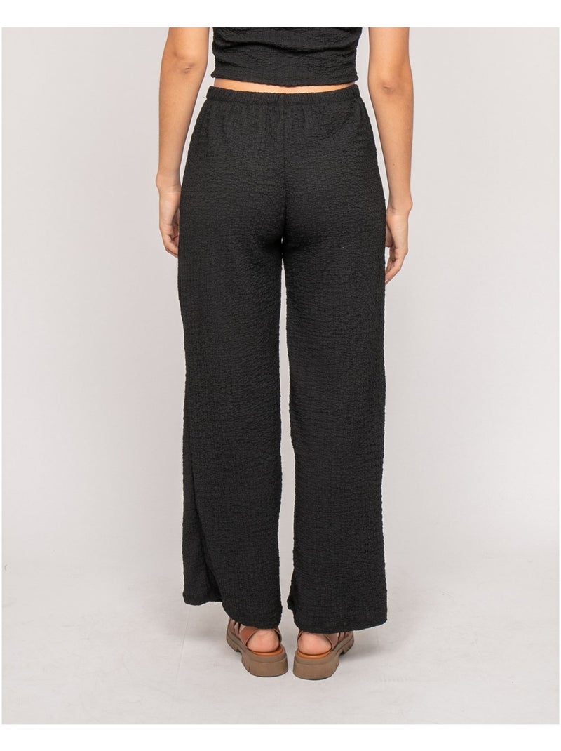 Pantalón fluido ELAIA Negro - Kiabi