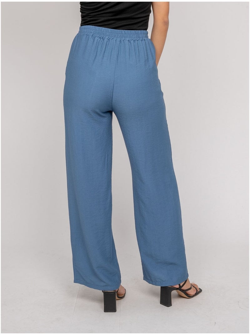 Pantalón fluido EMROSE Azul - Kiabi