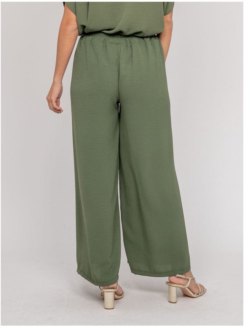 Pantalón fluido ERELL Caqui - Kiabi