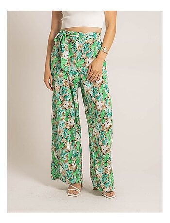 Pantalón fluido estampado ENISTA