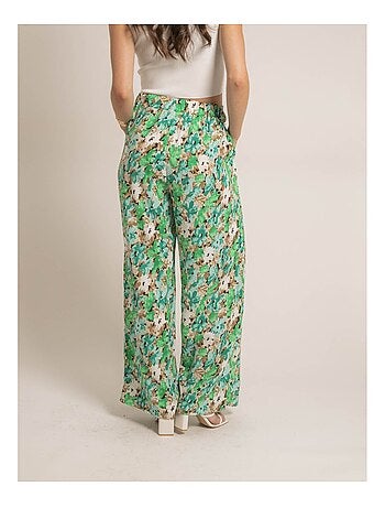 Pantalón fluido estampado ENISTA