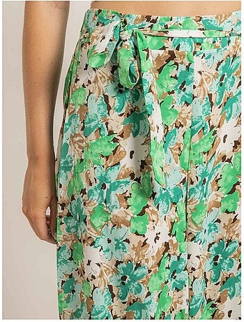 Pantalón fluido estampado ENISTA