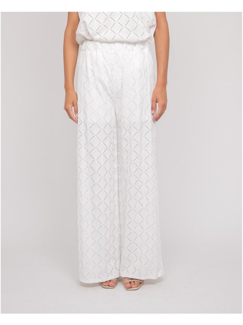 Pantalón fluido estampado ESUNA - Kiabi Pantalón fluido estampado ESUNA - Kiabi