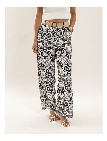 Pantalón fluido estampado ETOBIA