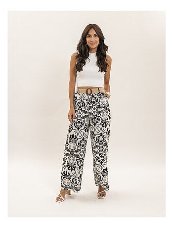 Pantalón fluido estampado ETOBIA