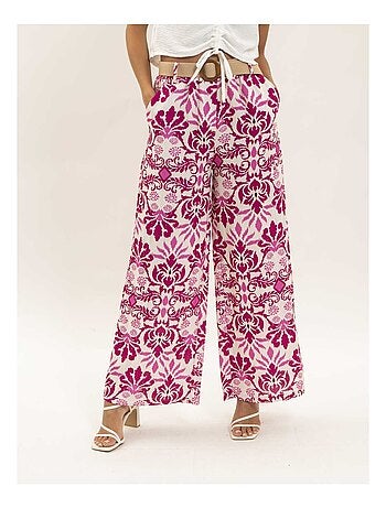 Pantalón fluido estampado ETOBIA