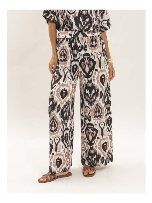 Pantalón fluido estampado ETONIA - Kiabi