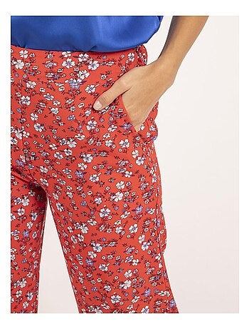 Pantalón fluido estampado EUXANE