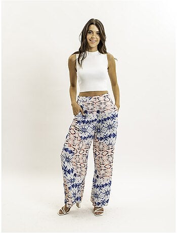 Pantalón fluido estampado EVERLY
