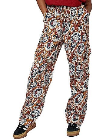 Pantalón Fluido Estampado Mujer Kaporal