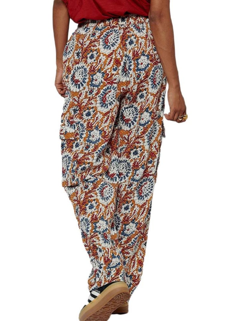Pantalón Fluido Estampado Mujer Kaporal Rojo - Kiabi